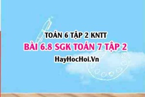 Bài 6.8 SGK Toán 7 tập 2 Kết nối tri thức
